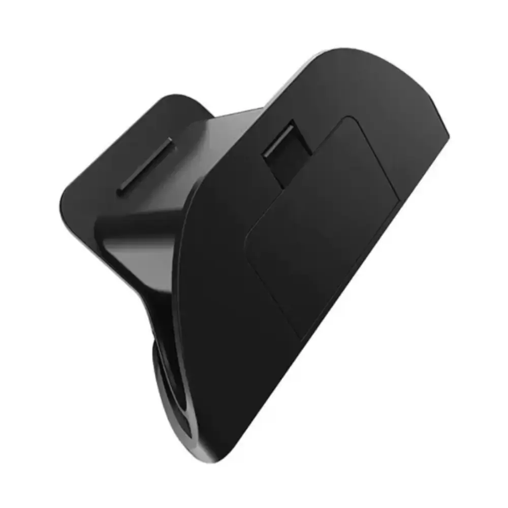 Xbox controller resting on the Aolion stand at an adjustable viewing angle