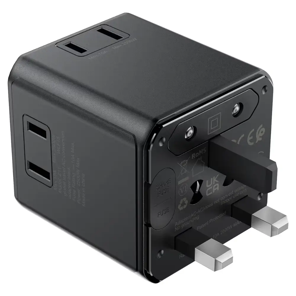 ACEFAST Z11 2500W Universal Travel Plug Adapter - image 3 ACEFAST Z11 2500W Universal Travel Plug Adapter - image 3