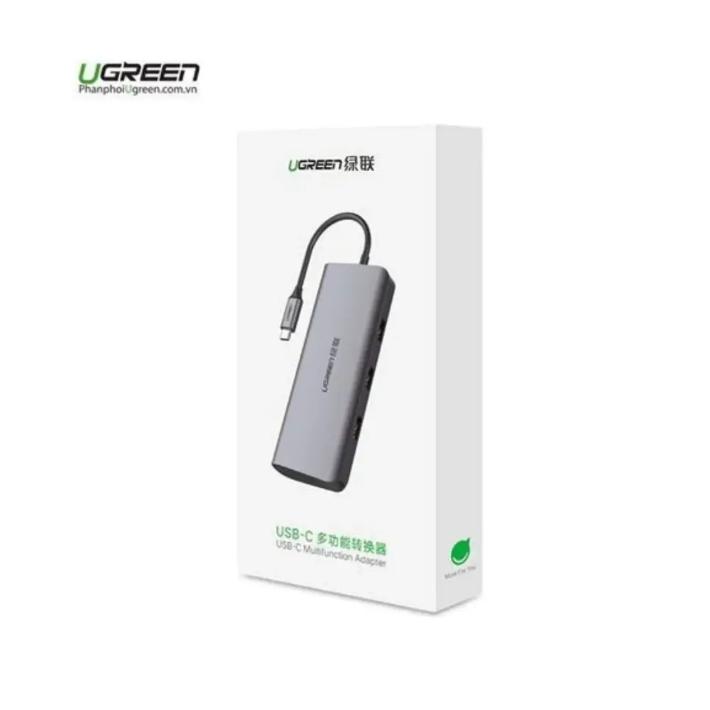 UGREEN 60557 7 In 1 USB C Hub Black