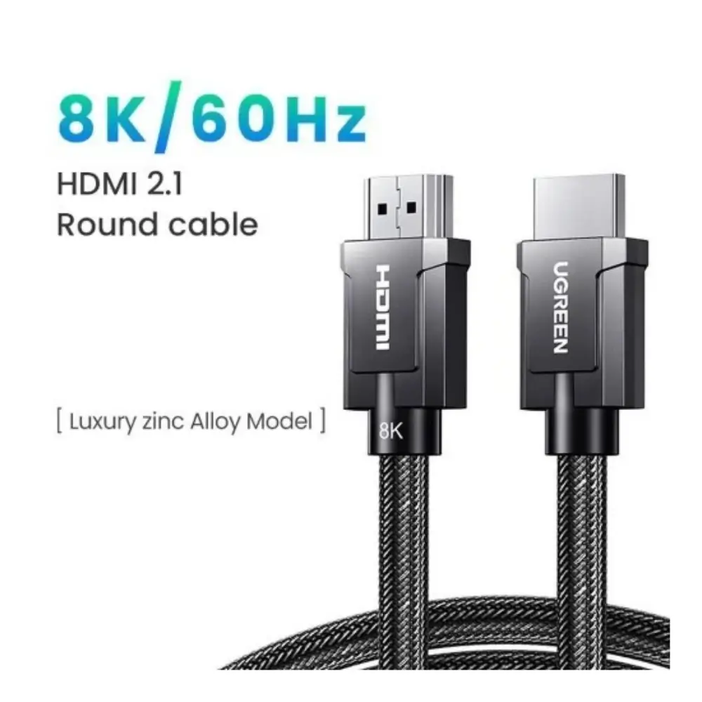 UGREEN 80602 HDMI 2 1 Cable Connector Closeup