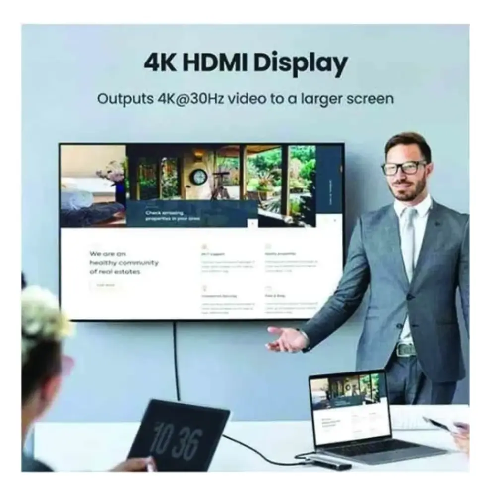 UGREEN USB C Hub 4K HDMI Vga Ports