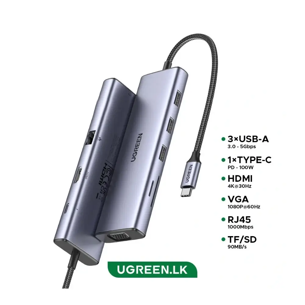 UGREEN 15600 Docking Station Port Detail