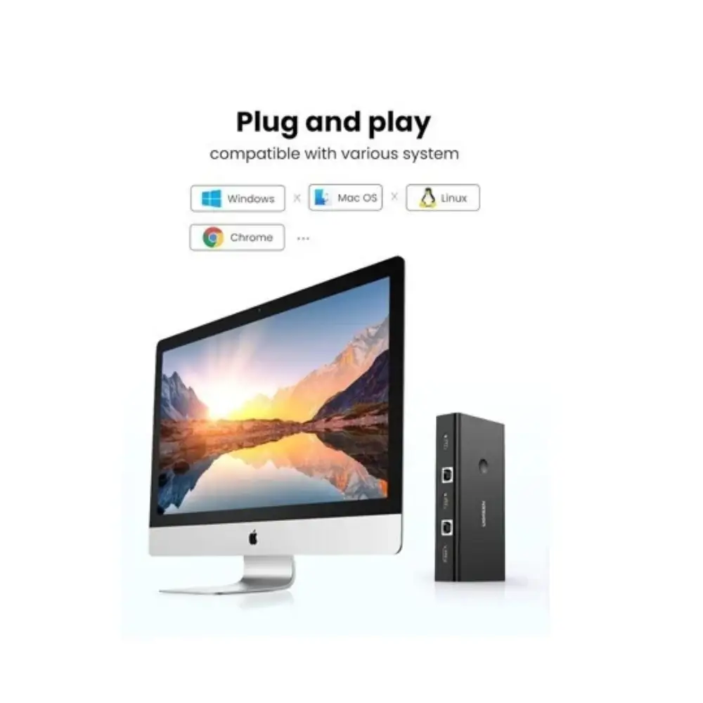 UGREEN HDMI Kvm Switch 4K 60Hz Dual PC Display