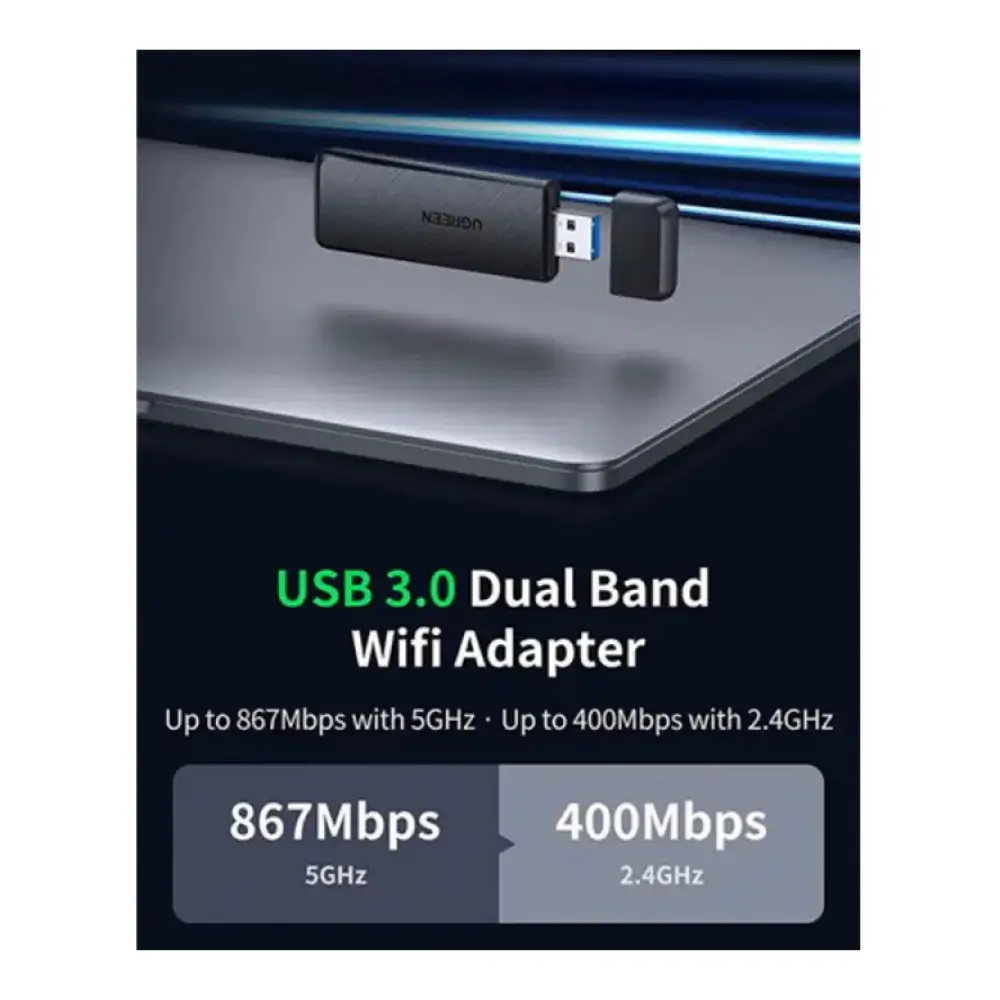 UGREEN Wireless Adapter USB 3 0 Connector Detail