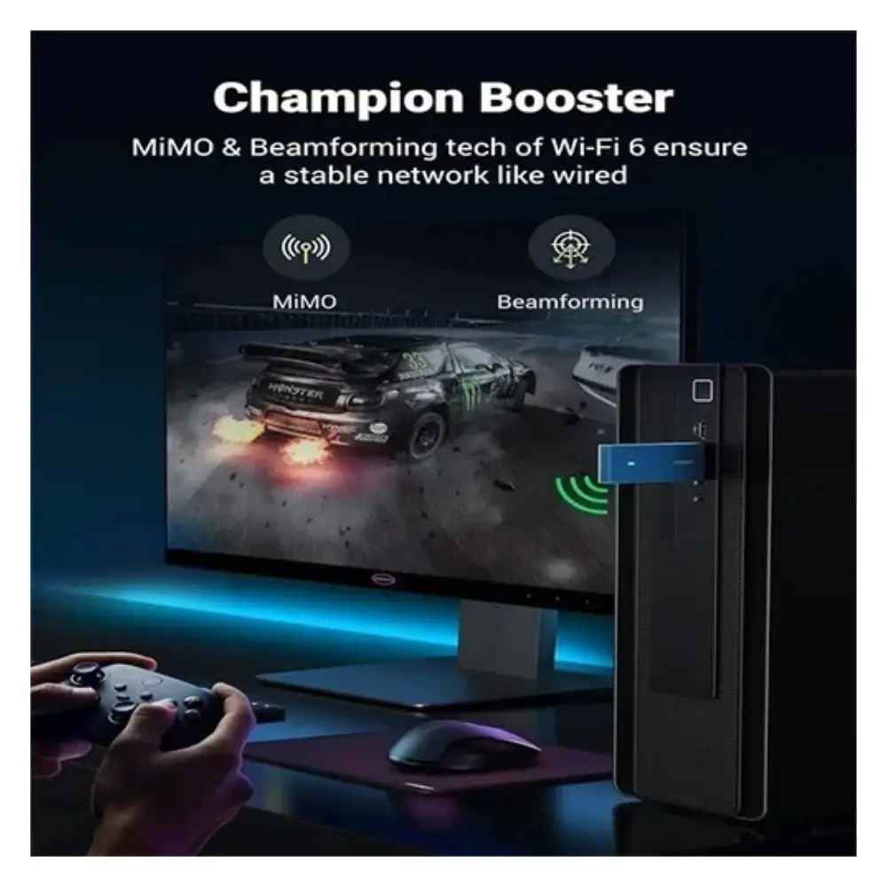 UGREEN CM499 Wi-Fi 6 Adapter Detail View