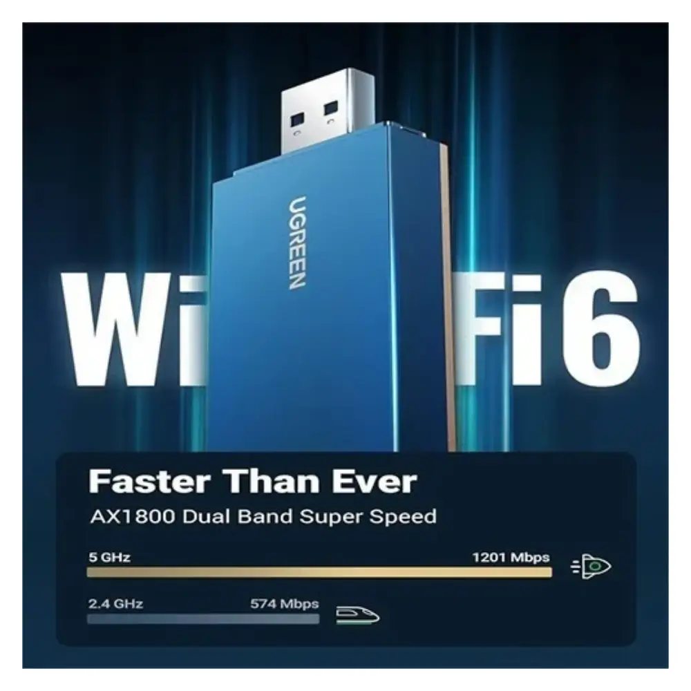 UGREEN CM499 AX1800 Wi-Fi 6 Wireless Adapter Main