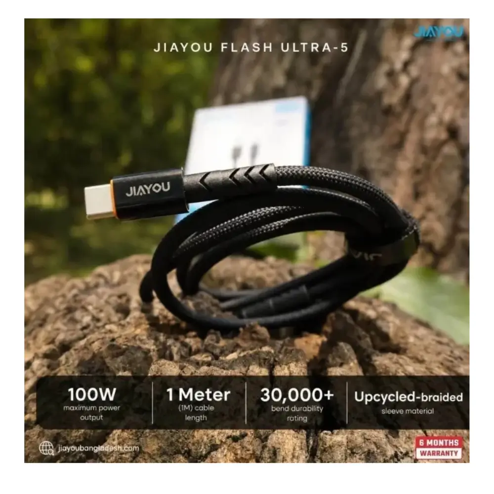 JIAYOU Flash Ultra 5 Type C Cable Connector Detail