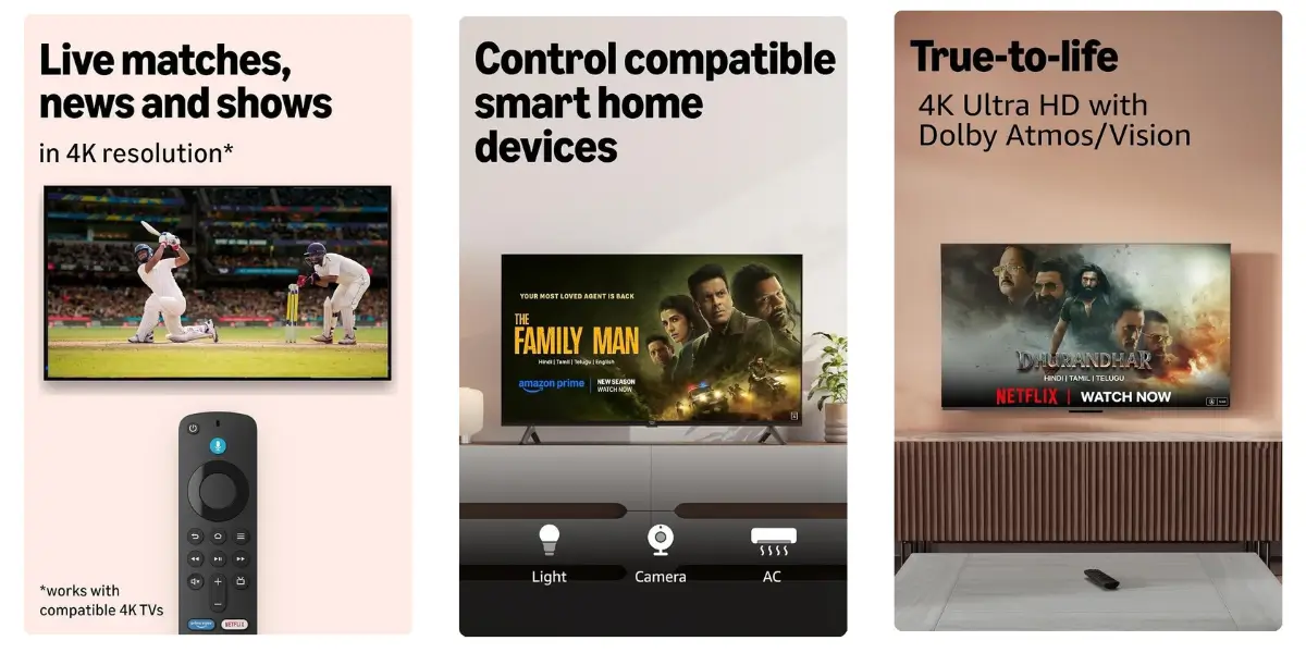 Fire TV Stick 4K Plus Dolby Vision HDR10 Plus Streaming