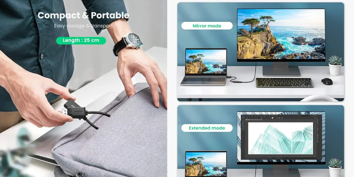 UGREEN MM137 Compact Portable Size