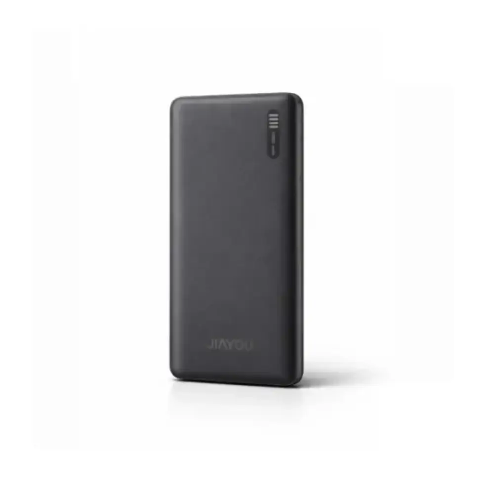 JIAYOU Thunder 5 10000mAh Power Bank Black Front View JIAYOU Thunder 5 10000mAh Power Bank Black Front View