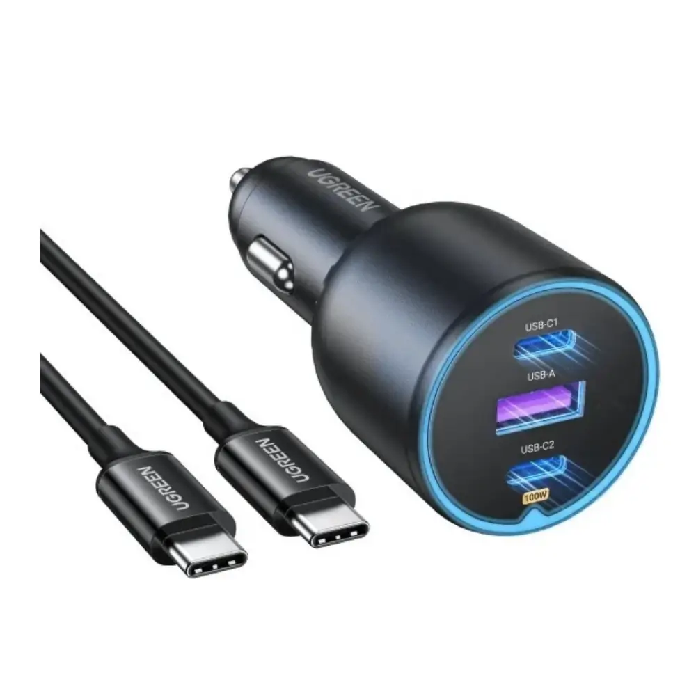 UGREEN 130W Car Charger Laptop Phone Charging