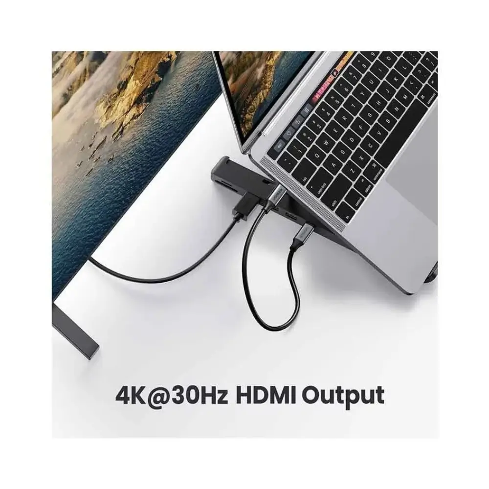 UGREEN CM359 Laptop Stand Desk Setup Lifestyle UGREEN CM359 Laptop Stand Desk Setup Lifestyle