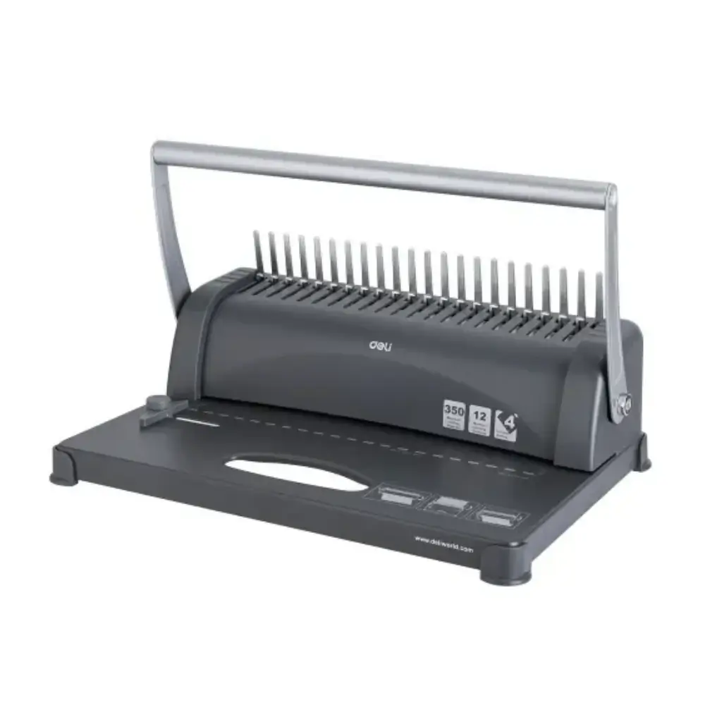 Deli E3871 Comb Spiral Binding Machine