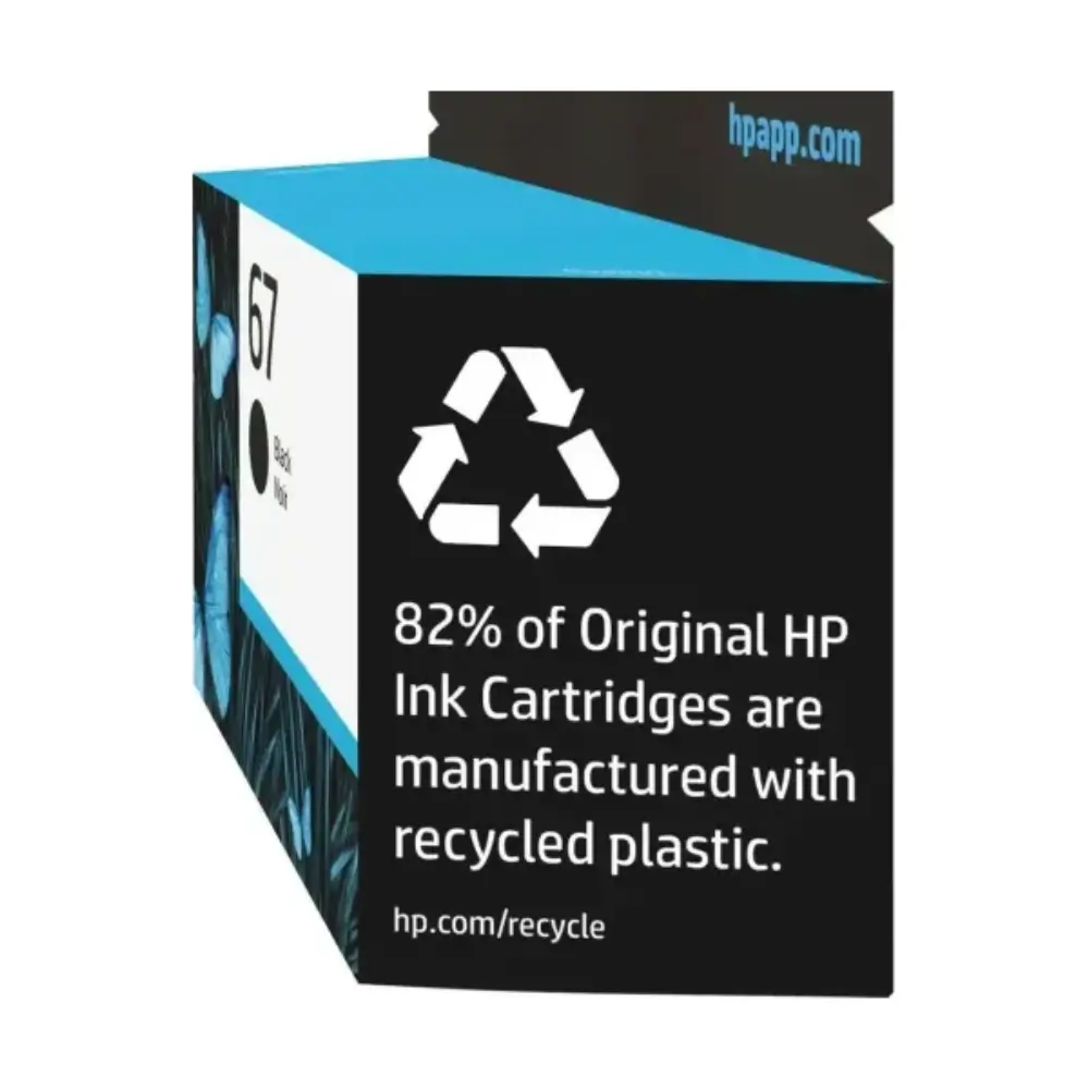 Hp 67 Black Ink Cartridge Sharp Text Printing Hp 67 Black Ink Cartridge Sharp Text Printing