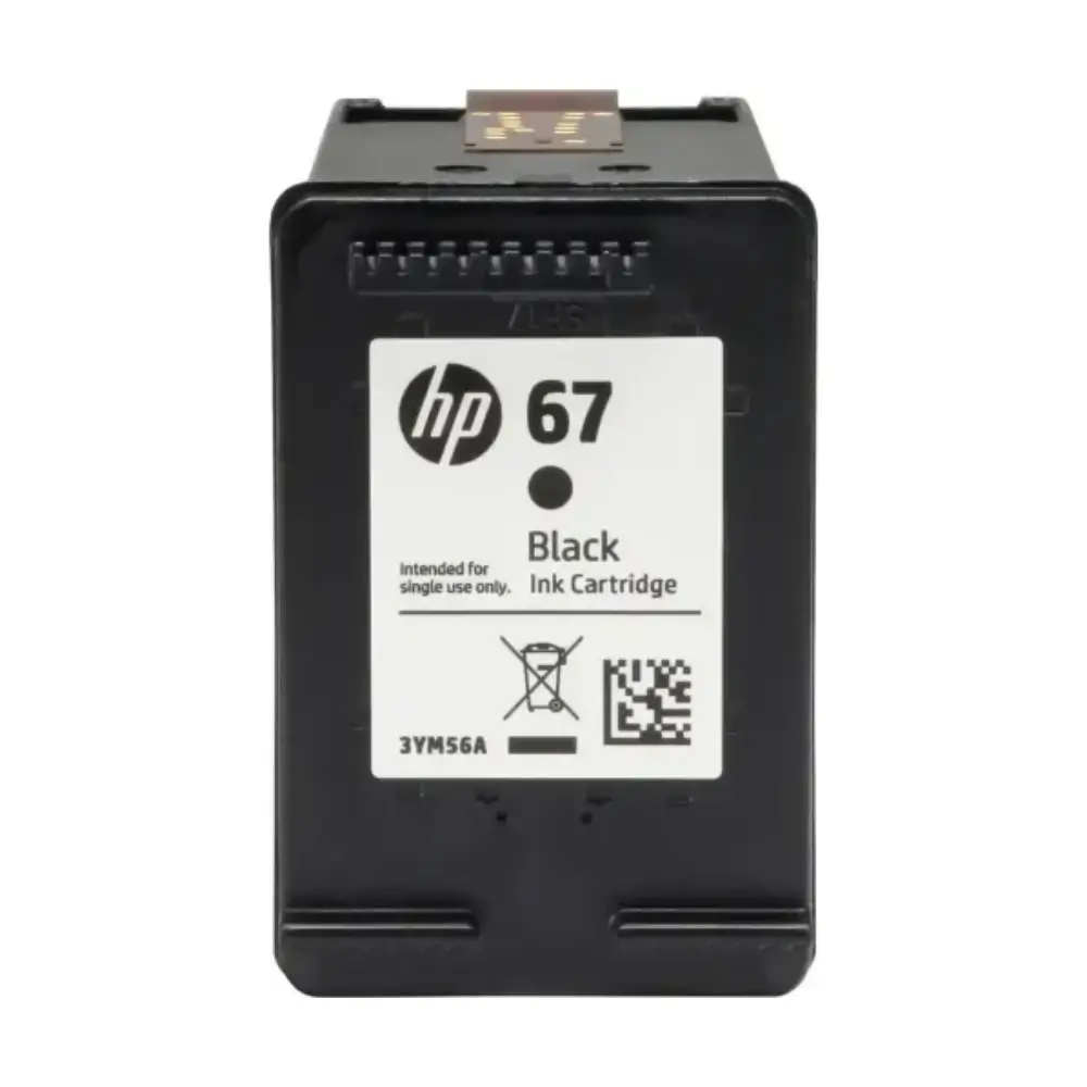 Hp 67 Black Original Ink Cartridge Hp 67 Black Original Ink Cartridge