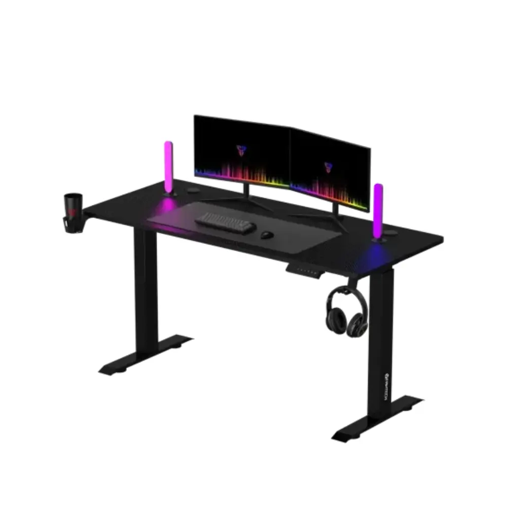 Fantech GD914 White Gaming Desk Frame Detail