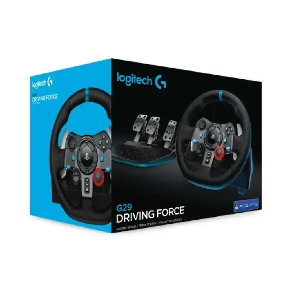Logitech G29 Racing Wheel Driving Simulator Setup
