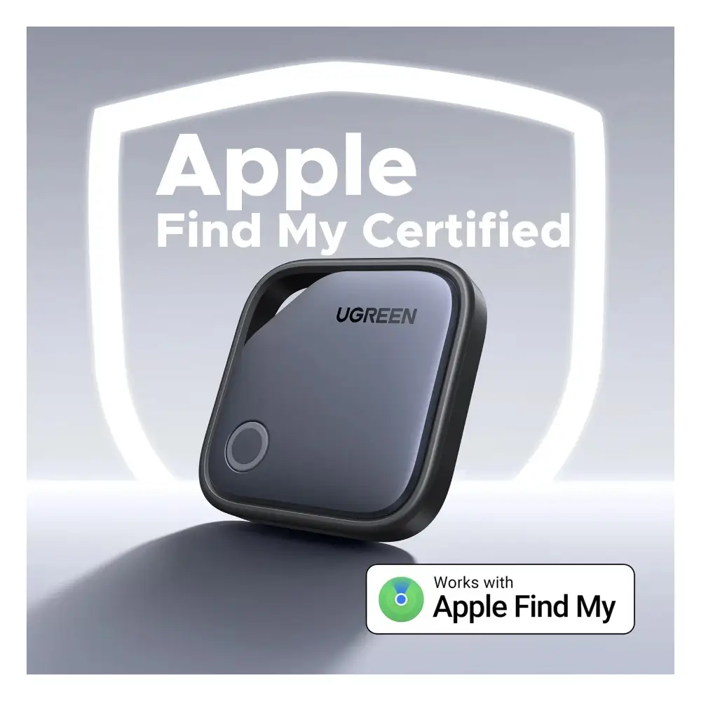 UGREEN CM919 Find My Tracker On Backpack and Keys