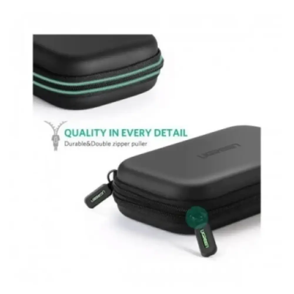 UGREEN 50274 Shockproof Hard Drive Storage Bag Black