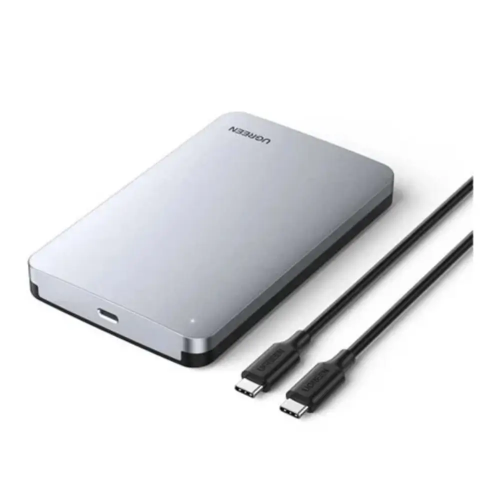 UGREEN 70499 HDD Enclosure USB C Silver UGREEN 70499 HDD Enclosure USB C Silver