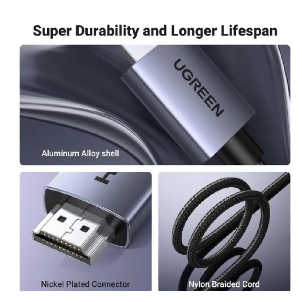 UGREEN 25300 HDMI Cable Laptop To TV Home Theater