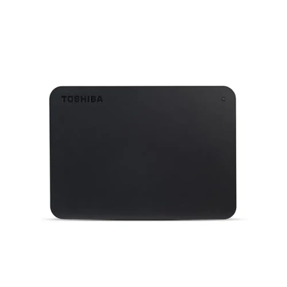 Toshiba Canvio Basic 2TB External Hard Drive Port Closeup Toshiba Canvio Basic 2TB External Hard Drive Port Closeup