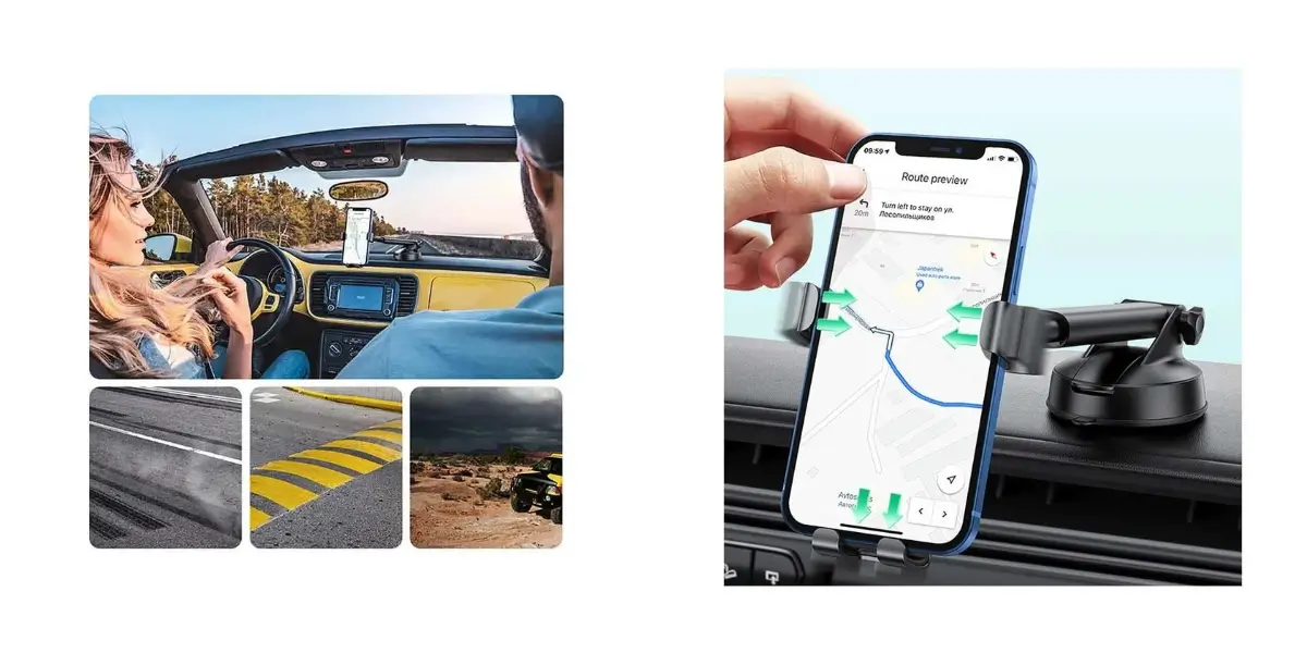 UGREEN LP200 Gravity Car Phone Holder Front