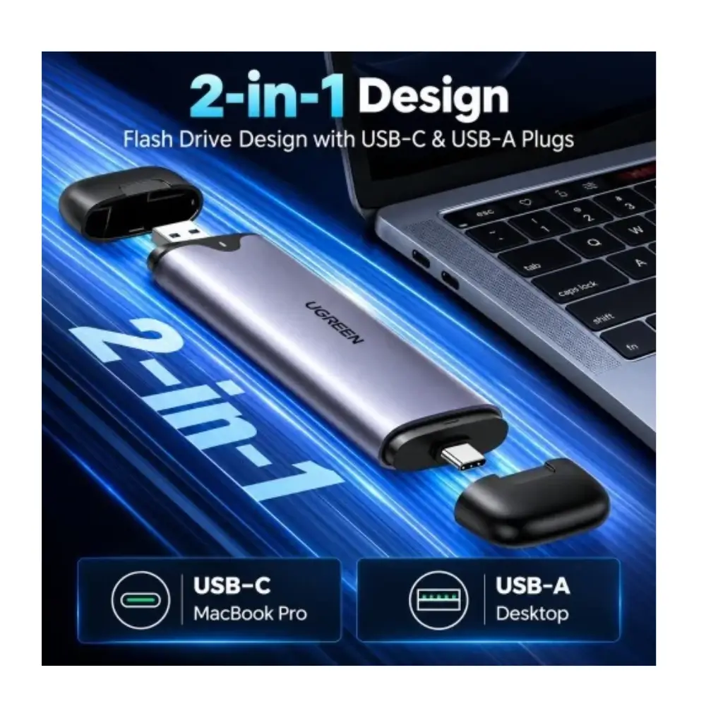 UGREEN CM353 Tool Free NVMe SSD Enclosure Install UGREEN CM353 Tool Free NVMe SSD Enclosure Install