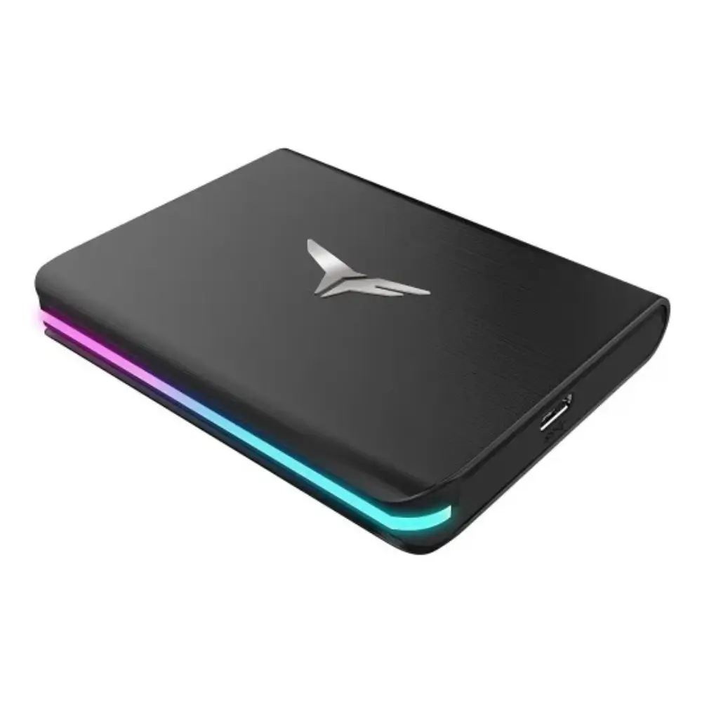 TEAM T Force Treasure Touch 1TB Portable SSD Type C Port Detail TEAM T Force Treasure Touch 1TB Portable SSD Type C Port Detail