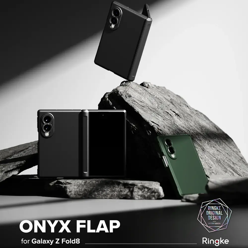 Ringke Onyx Flap Case Micro Dot Grip Detail