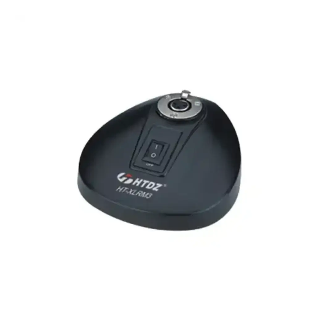 Htdz HTXLRM3 Microphone Base Front View Htdz HTXLRM3 Microphone Base Front View