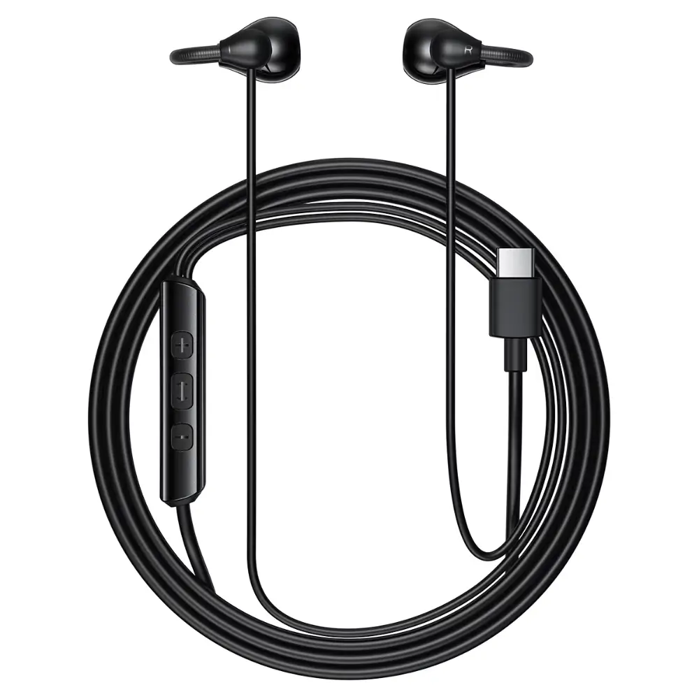 Acefast L16 Clip On Earphones Lifestyle Wearing Acefast L16 Clip On Earphones Lifestyle Wearing