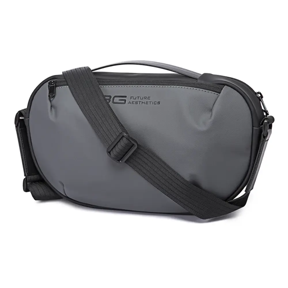 Olrix 7308 Lightweight Sling Bag Black Front View Olrix 7308 Lightweight Sling Bag Black Front View