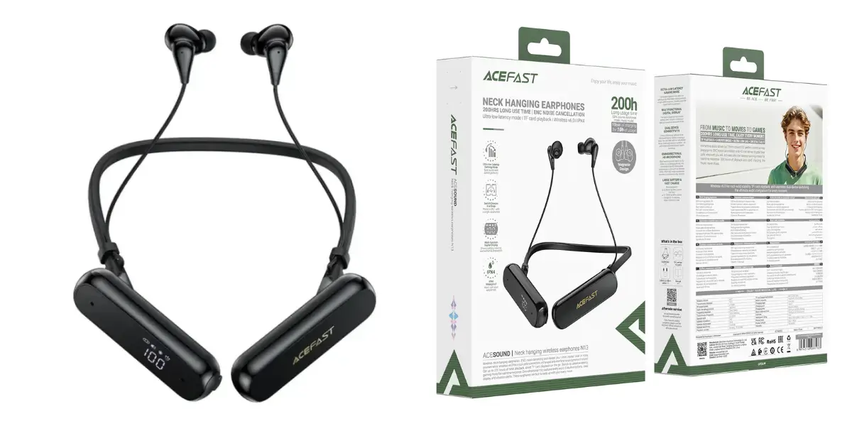Acefast N13 Neckband Tf Card Playback Smartphone