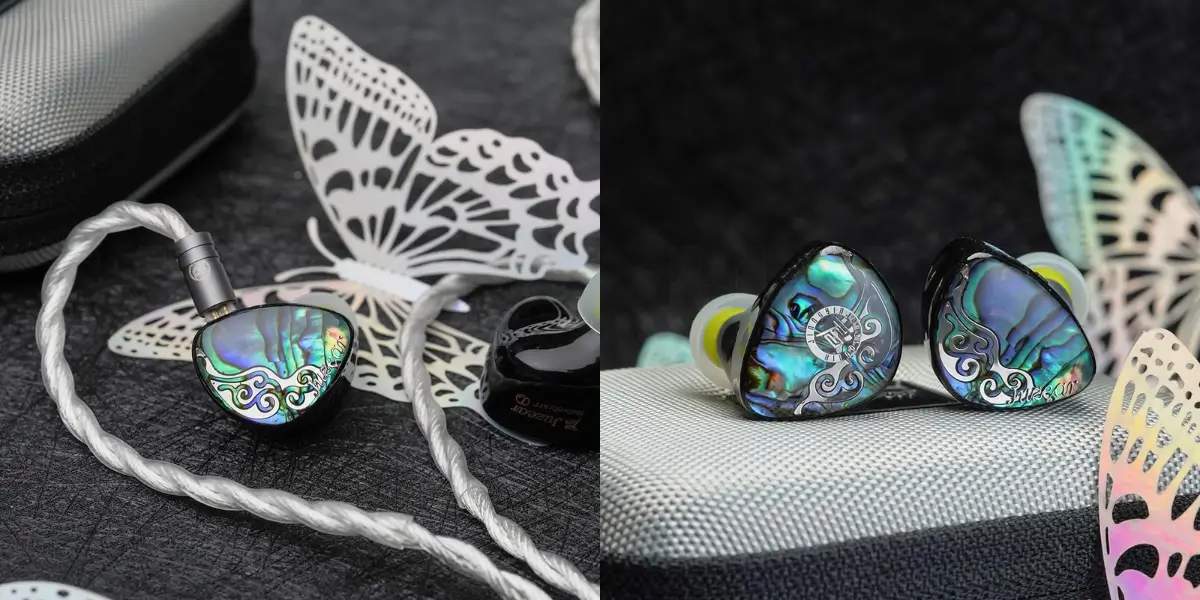 Juzear Butterfly 61T Silver Plated Cable 2 Pin Connector