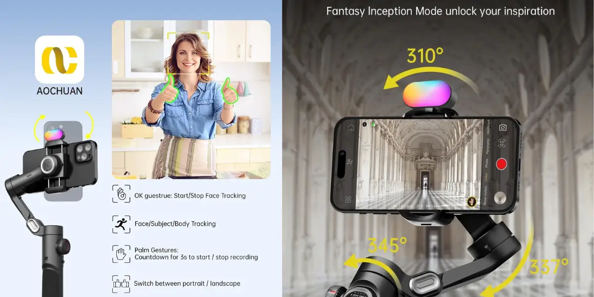 Aochuan Smart Xe Gimbal Vlogging Lifestyle