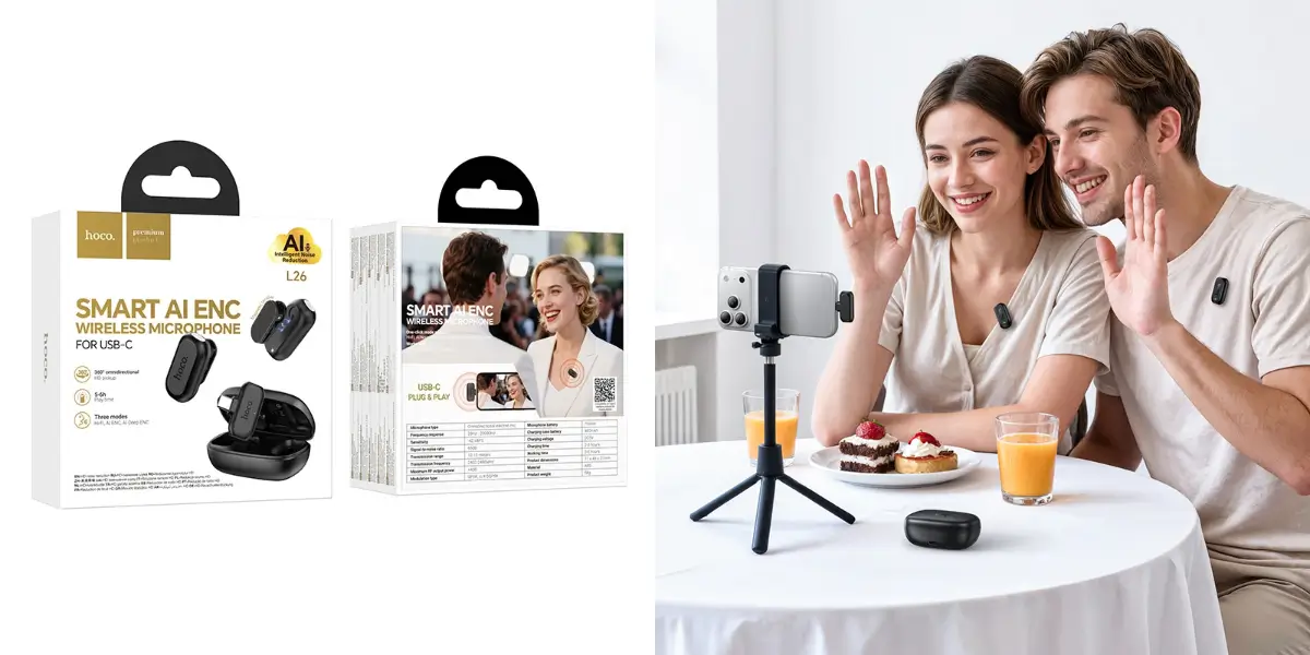HOCO L26 Receiver Smartphone USB C Compatibility