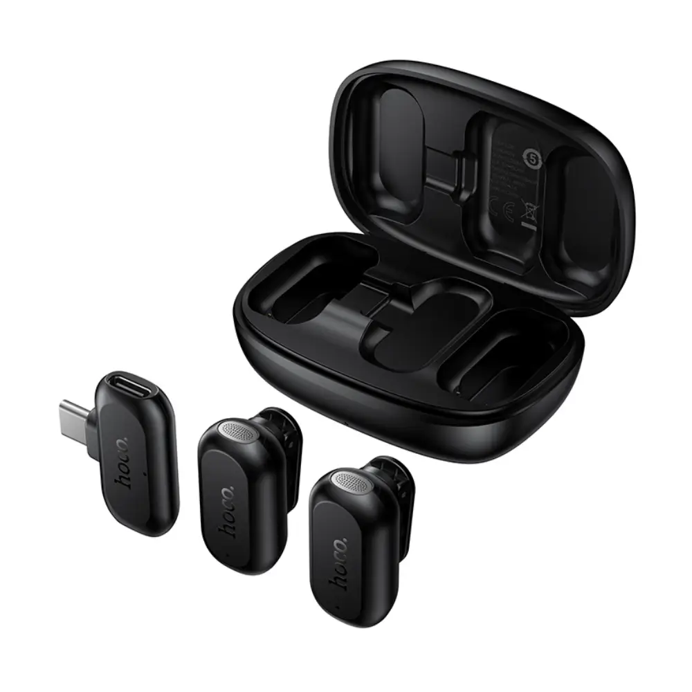 HOCO L26 Clip On Microphone Vlogging Lifestyle HOCO L26 Clip On Microphone Vlogging Lifestyle