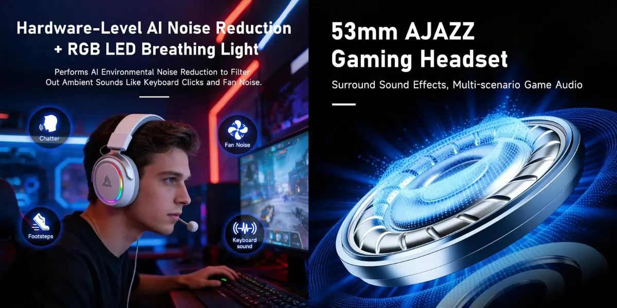 Ajazz AHM10 Max Wireless Bluetooth Wired Modes