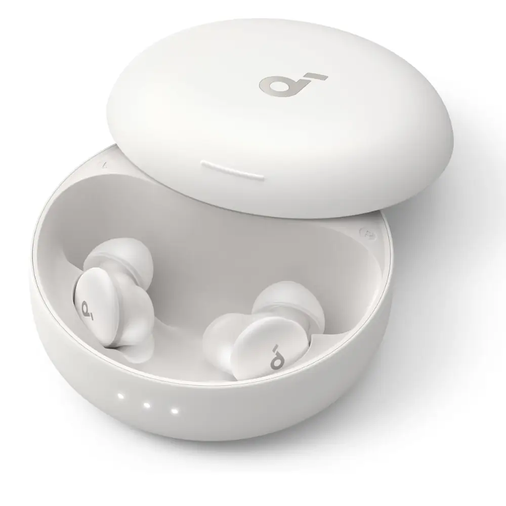 Soundcore Sleep A30 Smart ANC Sleep Earbuds Front View Soundcore Sleep A30 Smart ANC Sleep Earbuds Front View