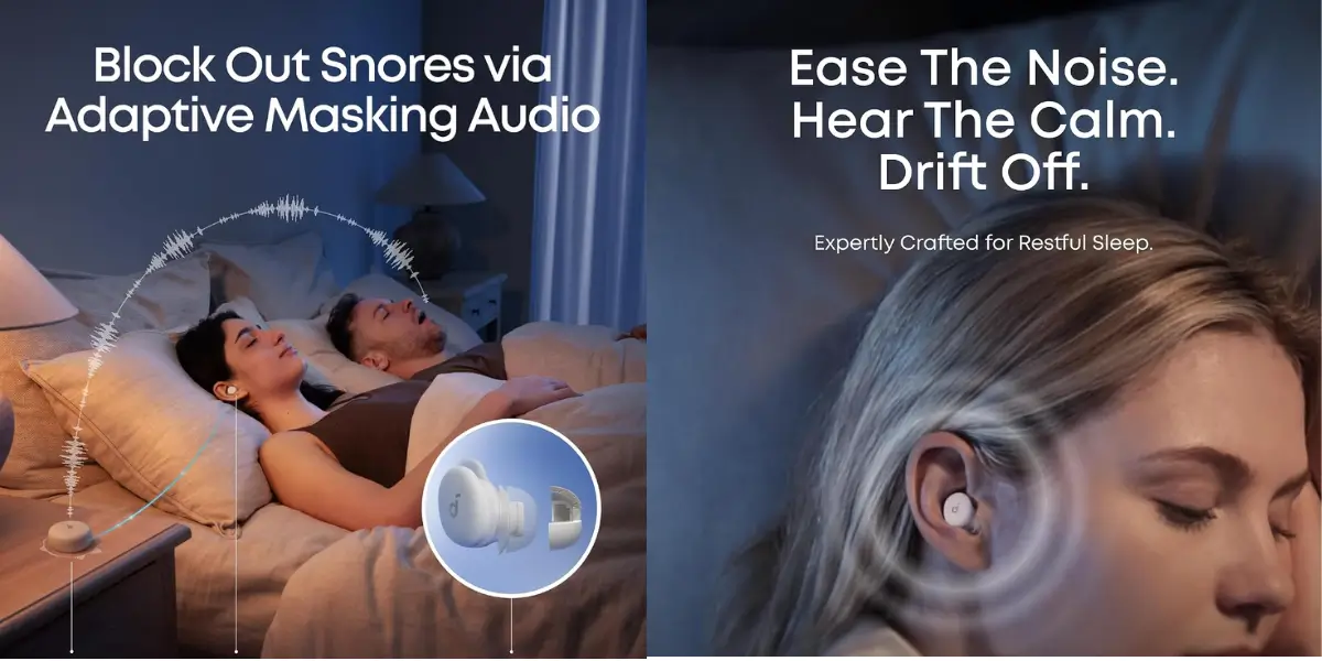 Soundcore Sleep A30 Side Sleeper Lifestyle