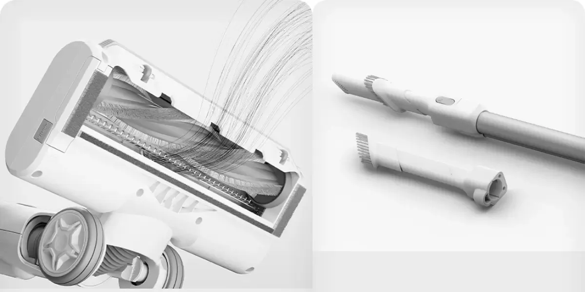 Xiaomi Mijia 4 C Anti Tangle Brush Closeup