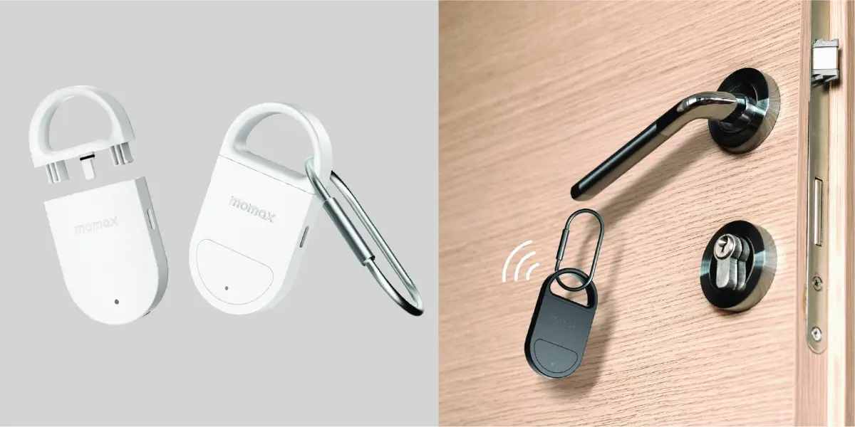 Momax Pinbuzz BR17 Alarm On Backpack